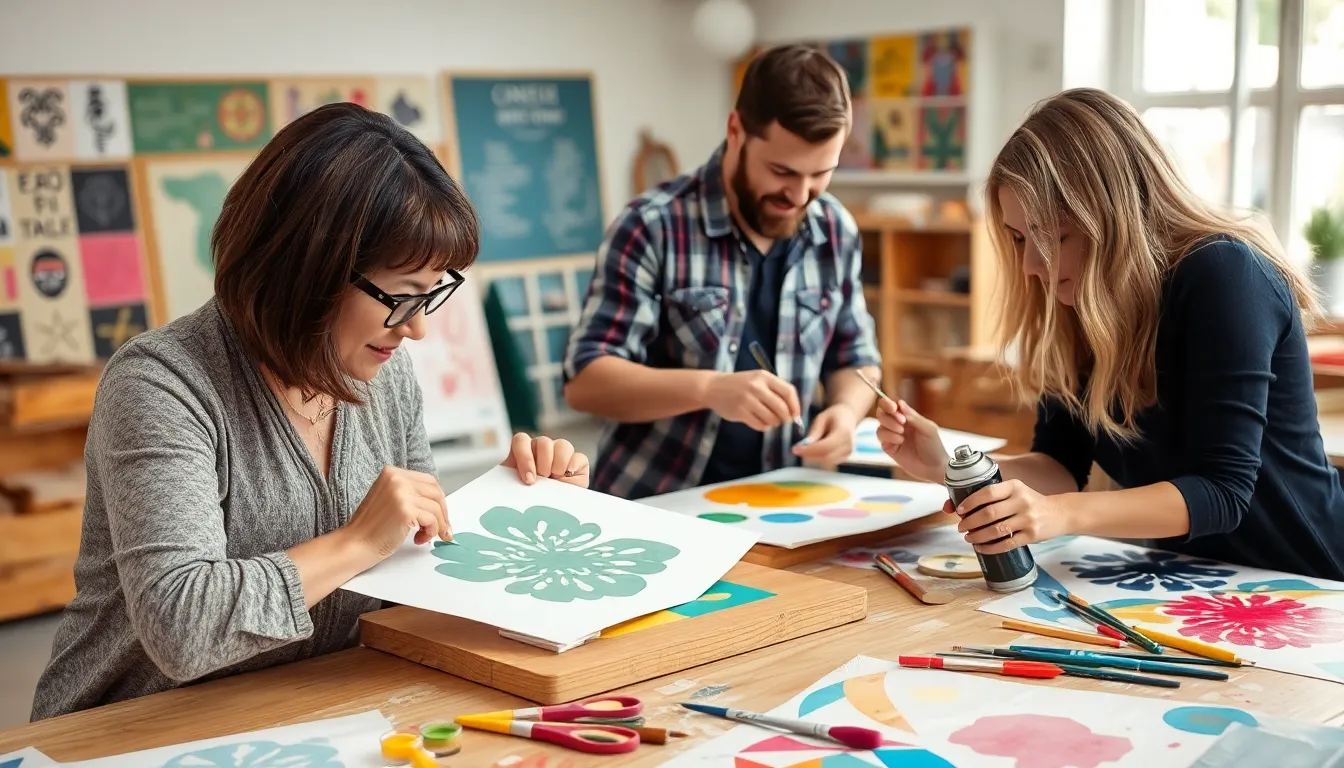 Stencil crafts